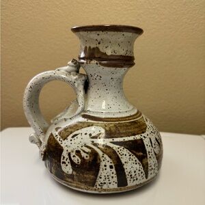 Schulps Stoneware Vase - Brown and Gray